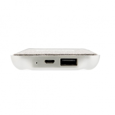 Logotrade promotional merchandise picture of: Vogue 5W wireless powerbank, grey