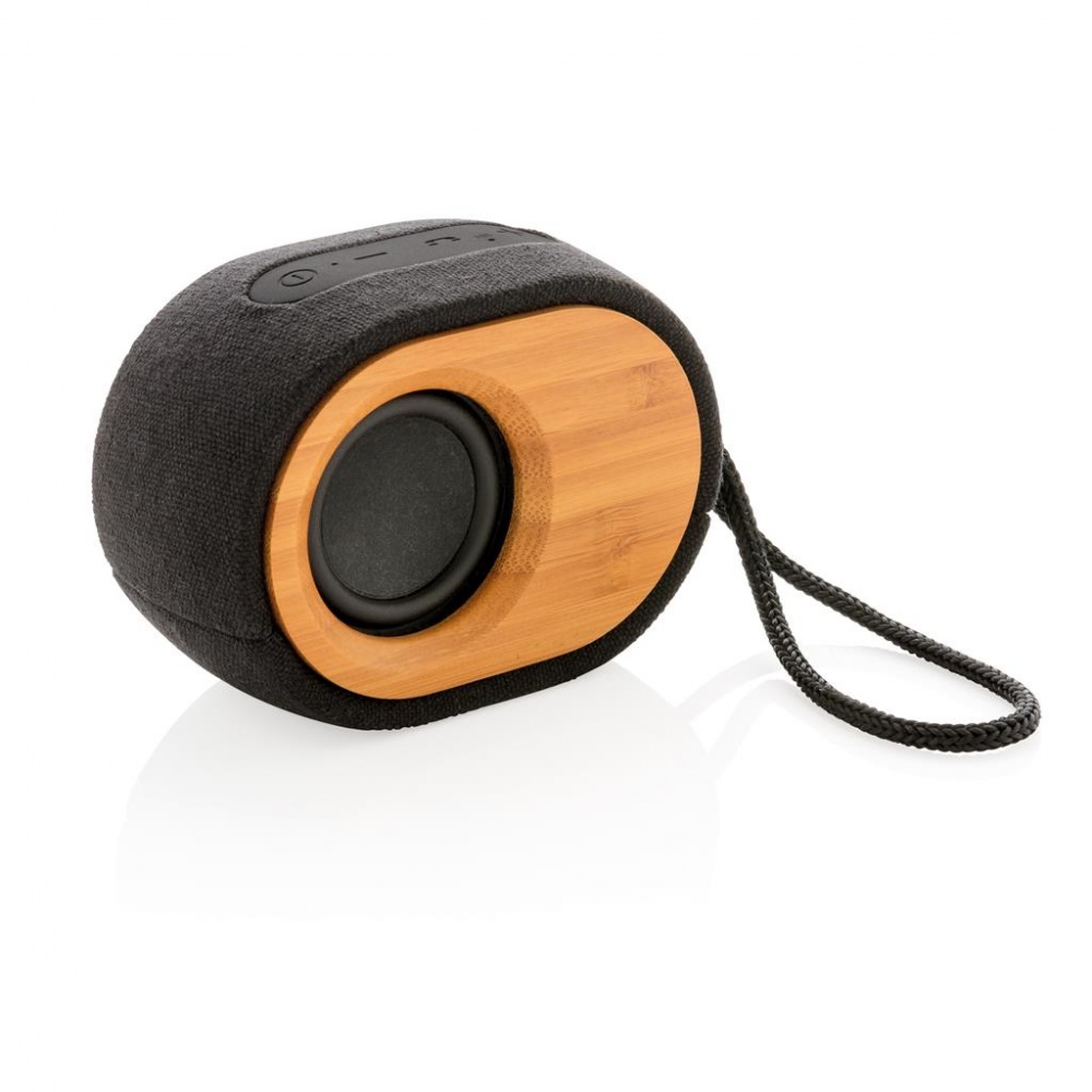 Logotrade promotional gift image of: Cool Bamboo X  speaker, black