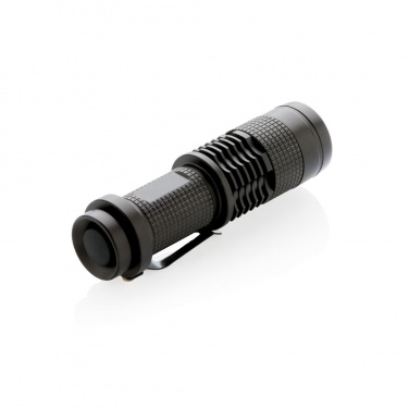 Logo trade promotional products picture of: 3W pocket CREE torch, black