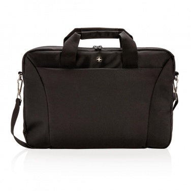 Logo trade business gift photo of: Swiss Peak 15.4” laptop bag, black