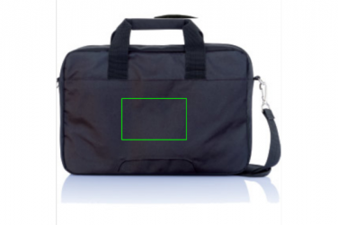 Logo trade promotional giveaways image of: Swiss Peak 15.4” laptop bag, black