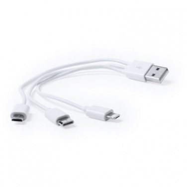 Logo trade promotional item photo of: Charging cable, white box
