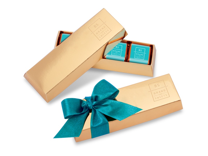 Logo trade corporate gifts image of: Chocolates in sets bar chocolate set 4
