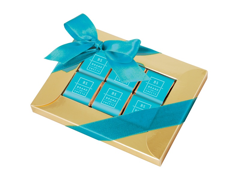 Logotrade promotional giveaway picture of: Square chocolates frame box