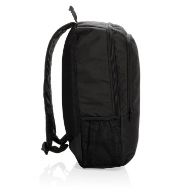 Logo trade promotional merchandise photo of: Swiss Peak 17" business laptop backpack, black