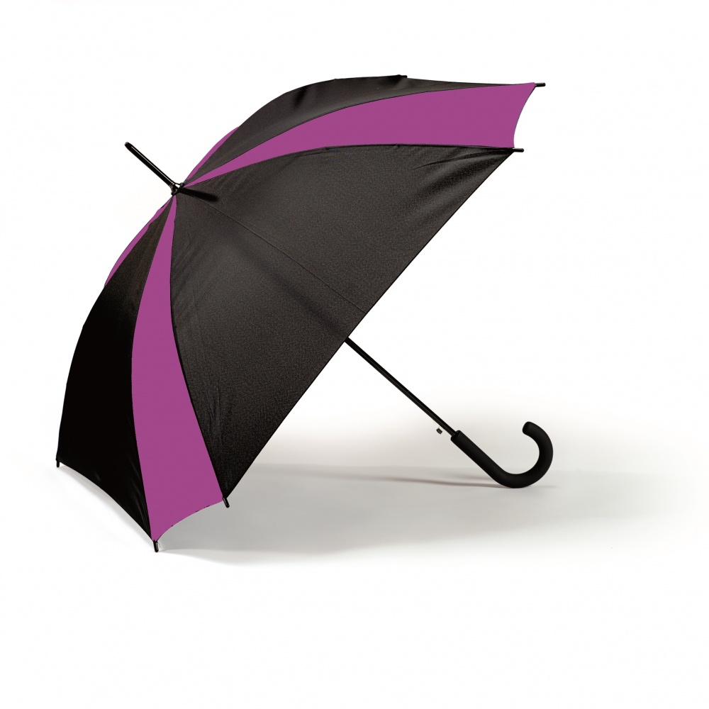 Logotrade promotional gift image of: SAINT TROPEZ UMBRELLA, purple/black