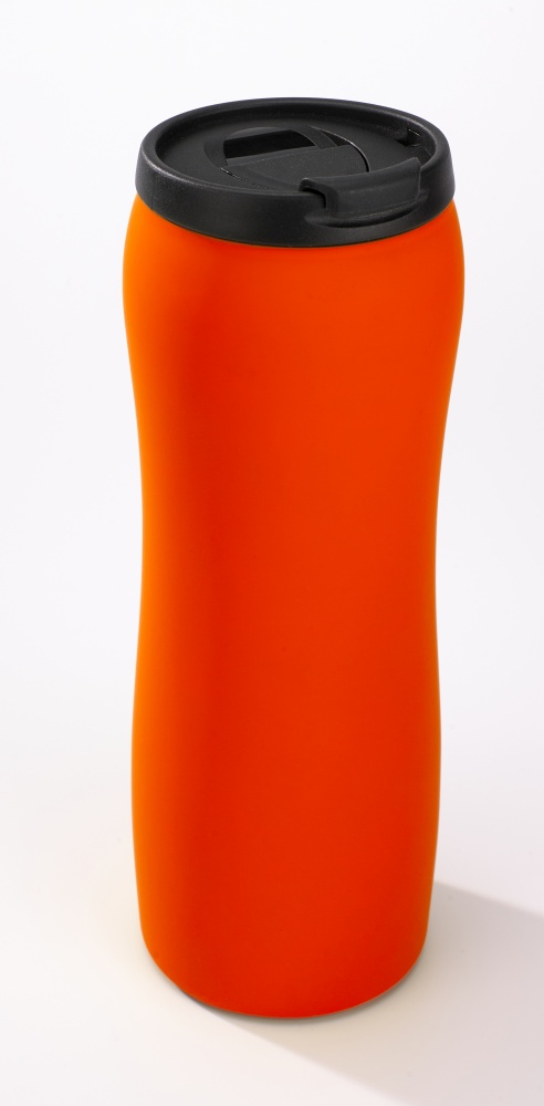 Logo trade advertising products picture of: THERMAL MUG COLORISSIMO, 500 ml, orange