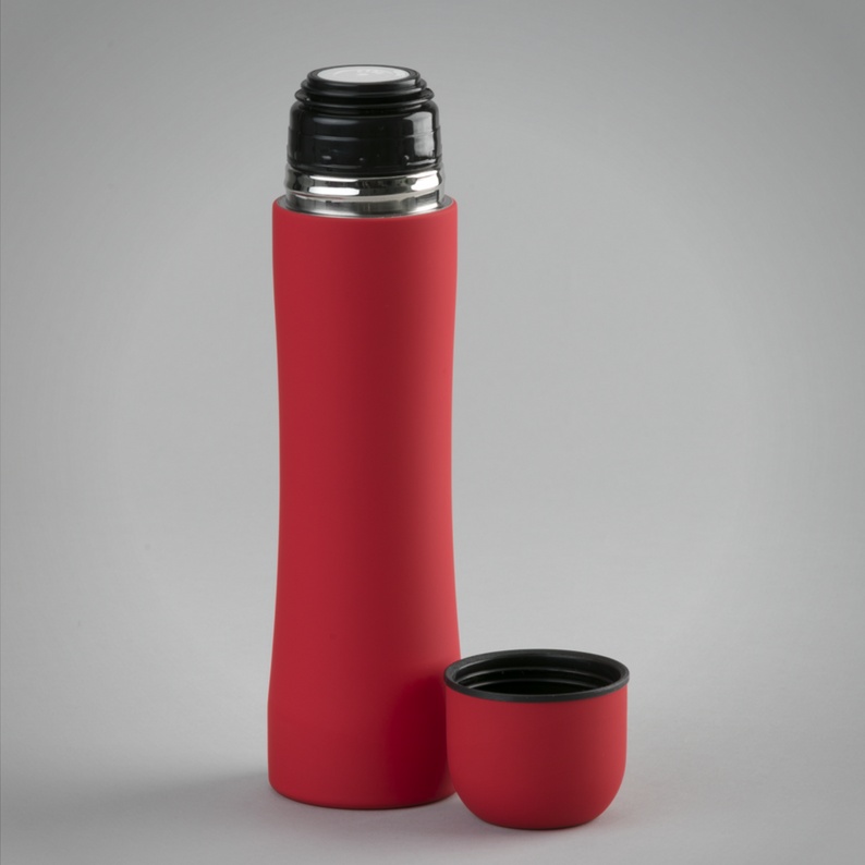 Logotrade promotional gift image of: THERMOS COLORISSIMO, 500 ml, red