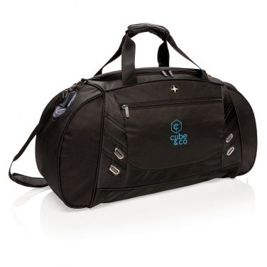 Logotrade promotional gift image of: Swiss Peak weekend/sports bag, black