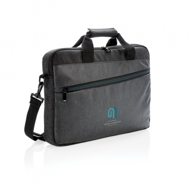 Logo trade promotional merchandise image of: 900D laptop bag PVC free, black