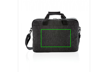 Logotrade business gift image of: 900D laptop bag PVC free, black