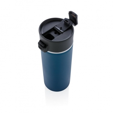 Logotrade promotional giveaways photo of: Bogota vacuum coffee mug with ceramic coating, blue