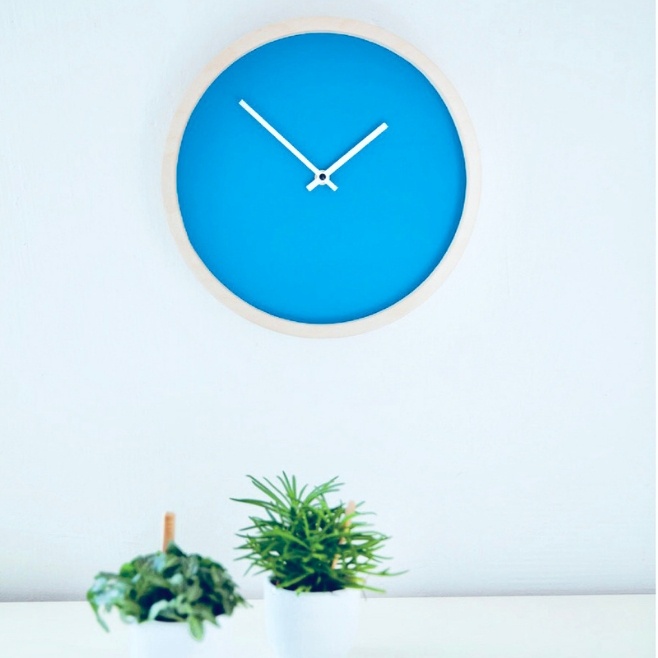 Logo trade promotional merchandise image of: Wooden wall clock M