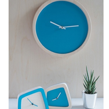 Logo trade promotional merchandise picture of: Wooden wall clock M