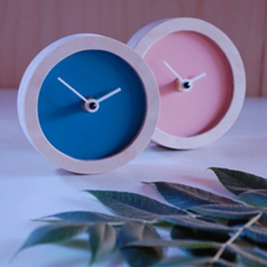 Logotrade corporate gift image of: Wooden desk clock
