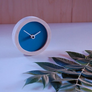 Logotrade promotional giveaway image of: Wooden desk clock