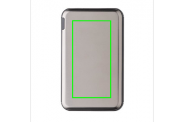 Logotrade promotional merchandise photo of: Pocket-size 5.000 mAh powerbank, grey