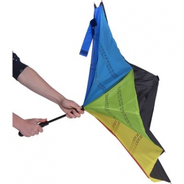 Logo trade promotional product photo of: Reversible automatic umbrella AX, Multi color