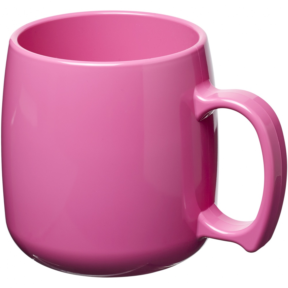 Logo trade promotional gifts picture of: Classic 300 ml plastic mug, rose