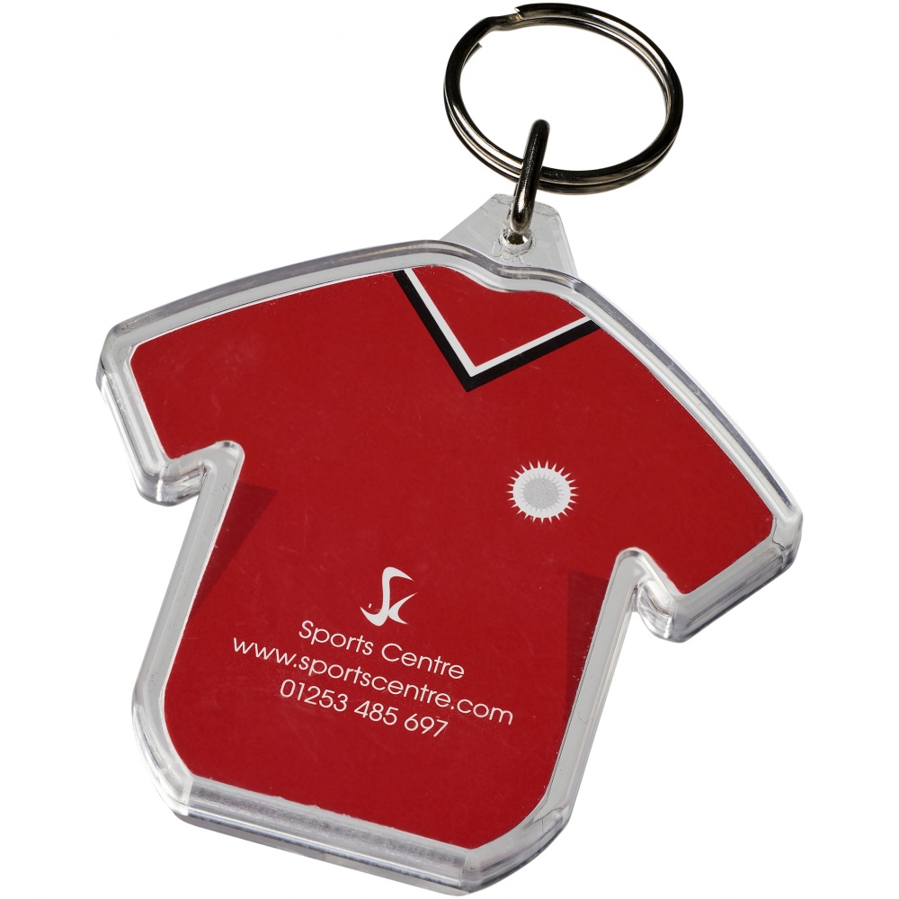 Logotrade advertising product image of: Combo t-shirt-shaped keychain