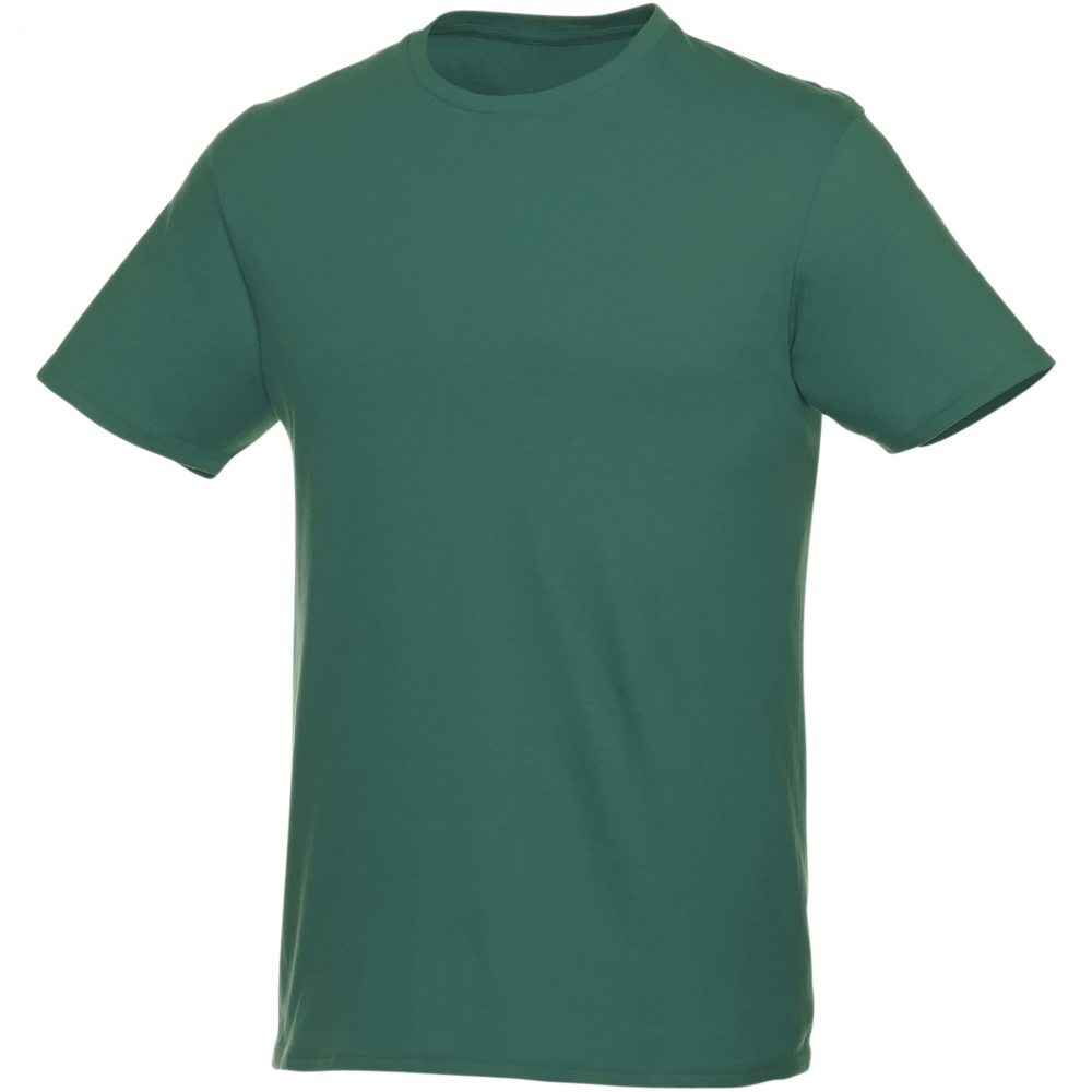Logo trade promotional merchandise image of: Heros short sleeve unisex t-shirt, dark green