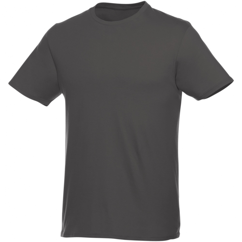 Logo trade promotional gifts image of: Heros short sleeve unisex t-shirt, grey