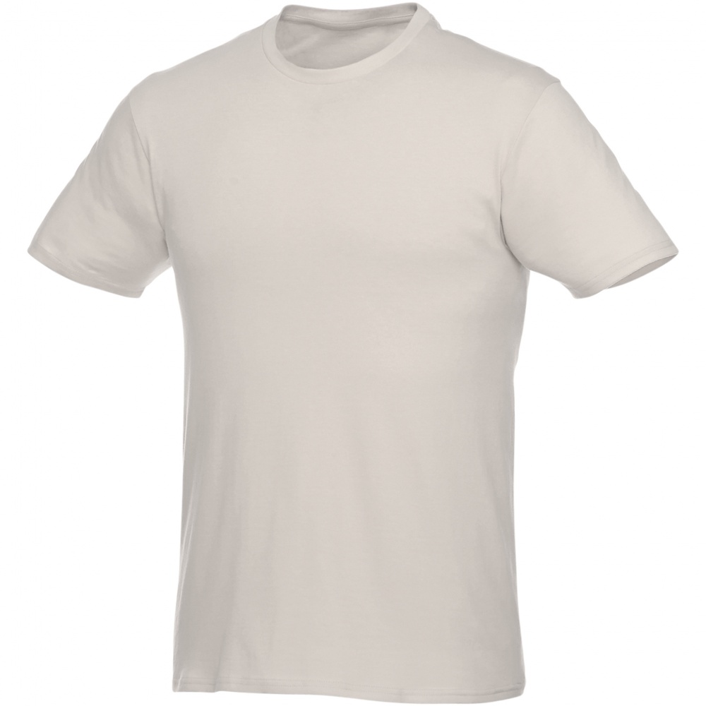 Logo trade advertising product photo of: Heros short sleeve unisex t-shirt, light grey
