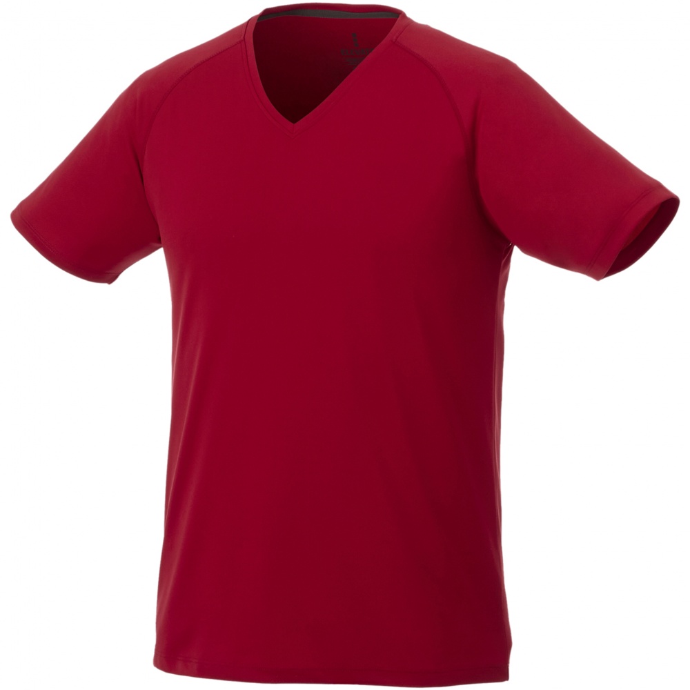 Logotrade promotional merchandise image of: Amery men's cool fit v-neck shirt, red