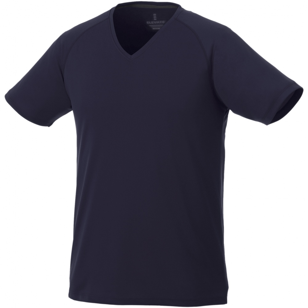Logotrade promotional giveaway picture of: Amery men's cool fit v-neck shirt, navy