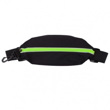 Logotrade corporate gift image of: Ease sports waist bag, black/light green