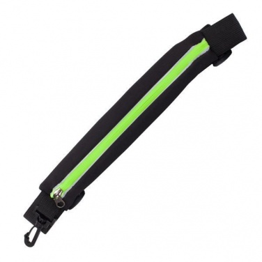 Logotrade advertising products photo of: Ease sports waist bag, black/light green