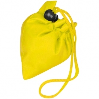 Logotrade corporate gift image of: Foldable shopping bag ELDORADO, Yellow