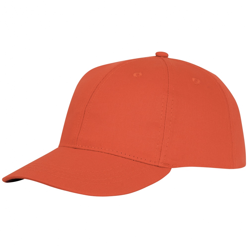 Logotrade advertising product picture of: Ares 6 panel cap, orange