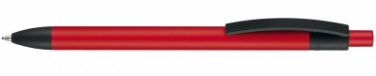 Logo trade promotional giveaways picture of: Pen, soft touch, Capri, red