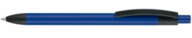Logo trade promotional gifts image of: Pen, soft touch, Capri, navy