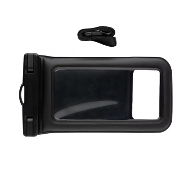 Logo trade advertising products picture of: IPX8 Waterproof Floating Phone Pouch, black