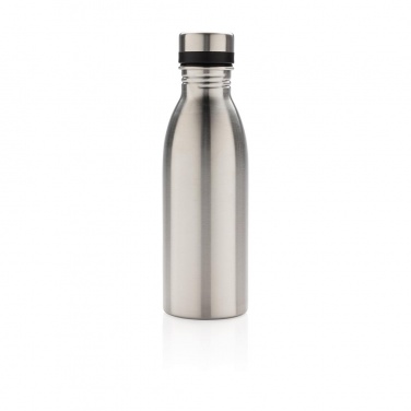 Logotrade promotional products photo of: Deluxe stainless steel water bottle, silver