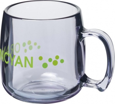 Logo trade promotional merchandise picture of: Classic 300 ml plastic mug, transparent