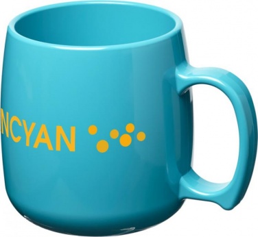 Logo trade promotional item photo of: Classic 300 ml plastic mug, light blue