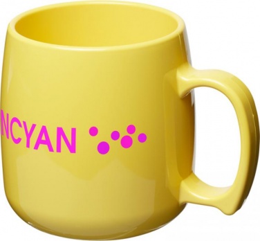 Logo trade promotional gift photo of: Classic 300 ml plastic mug, yellow