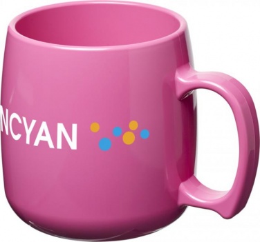 Logo trade promotional giveaways picture of: Classic 300 ml plastic mug, rose