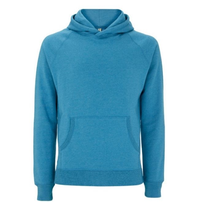 Logo trade promotional gifts image of: Salvage unisex pullover hoody, melange blue