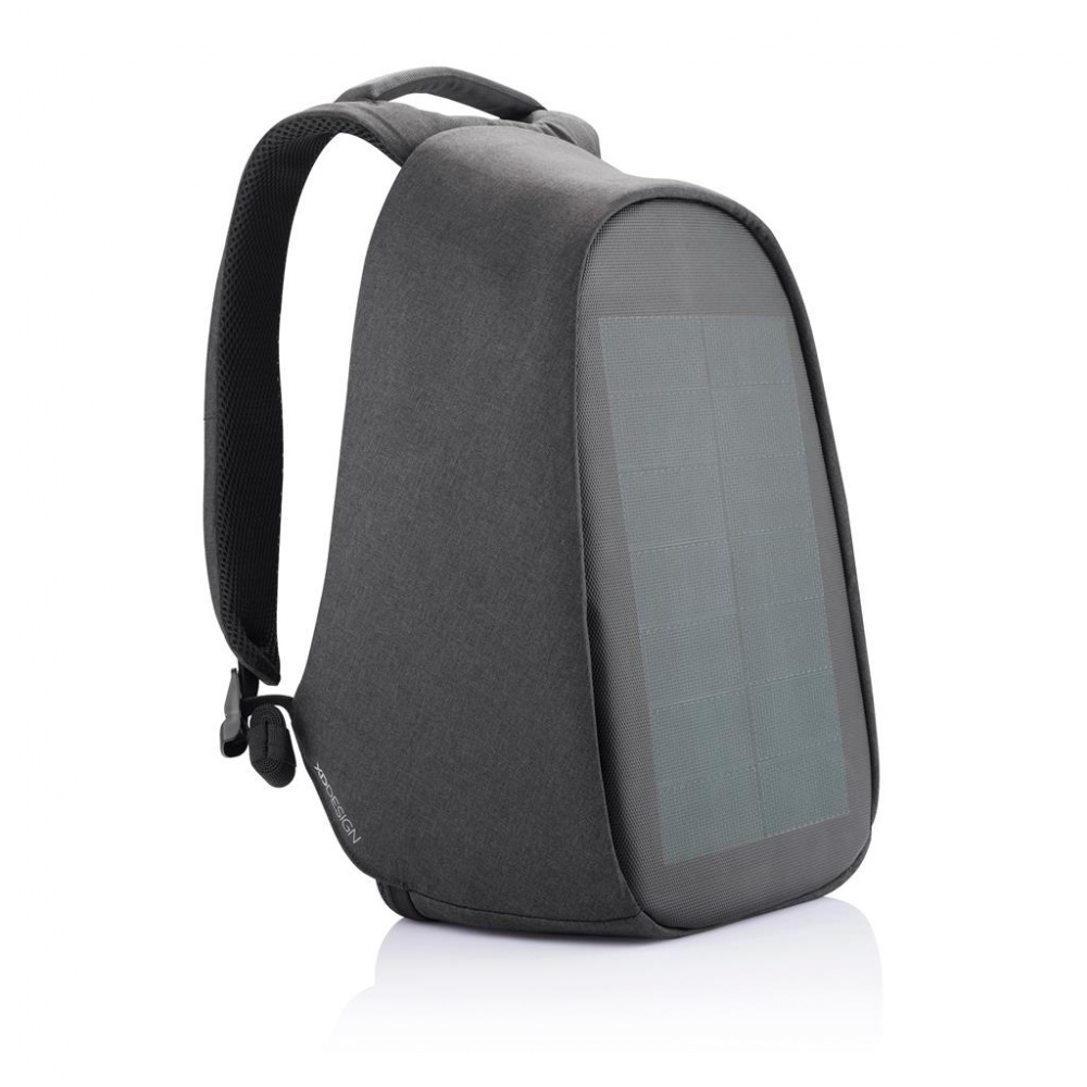 Logo trade advertising products picture of: Bobby Tech anti-theft backpack, black