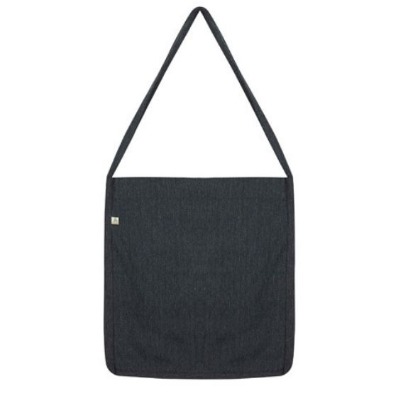 Logotrade promotional gift picture of: Tote sling bag Salvage, melange black
