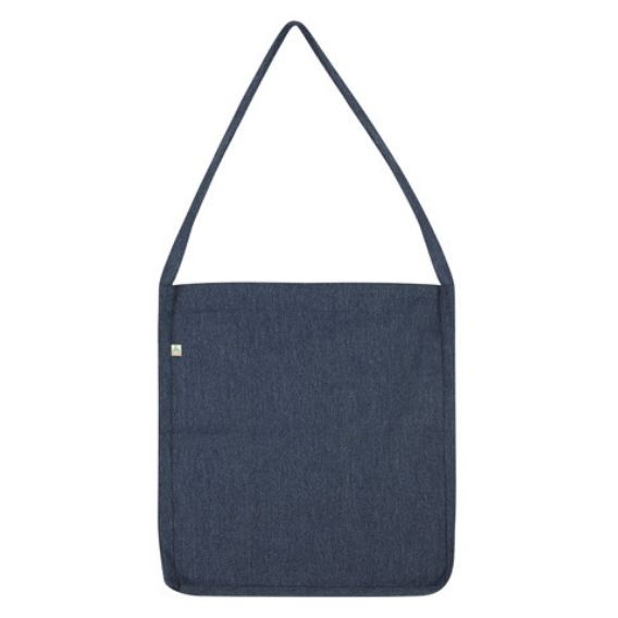 Logotrade promotional gift image of: Tote sling bag Salvage, melange navy