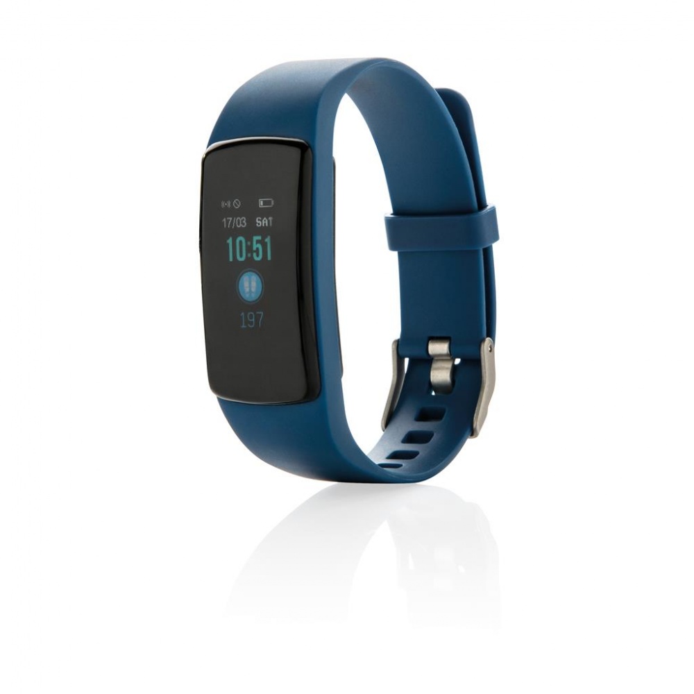 Logotrade advertising products photo of: Stay Fit with heart rate monitor, blue