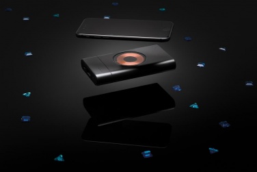 Logotrade corporate gift image of: Encore 8.000 mAh wireless charging powerbank, black