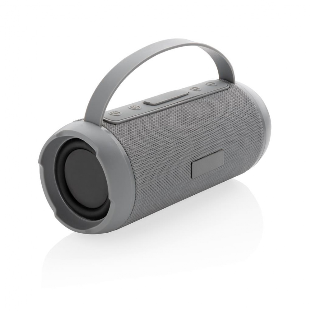 Logotrade promotional giveaway image of: Soundboom waterproof 6W wireless speaker, grey
