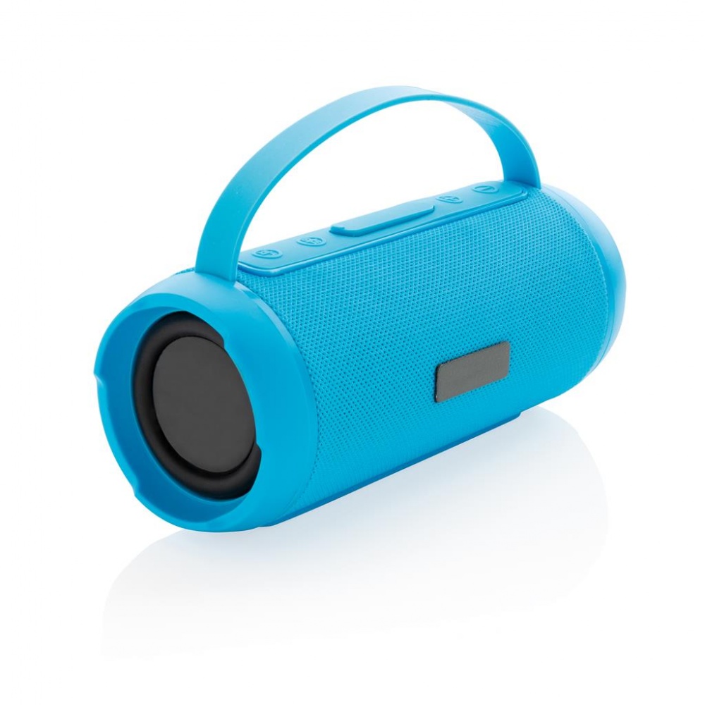 Logo trade promotional products picture of: Soundboom waterproof 6W wireless speaker, blue