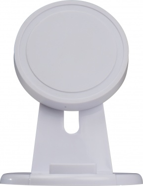 Logo trade advertising products image of: Wireless charger, vhite